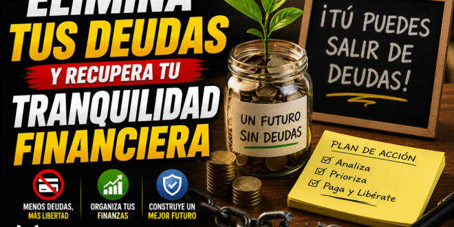 Cómo salir de las deudas sin afectar tu tranquilidad financiera