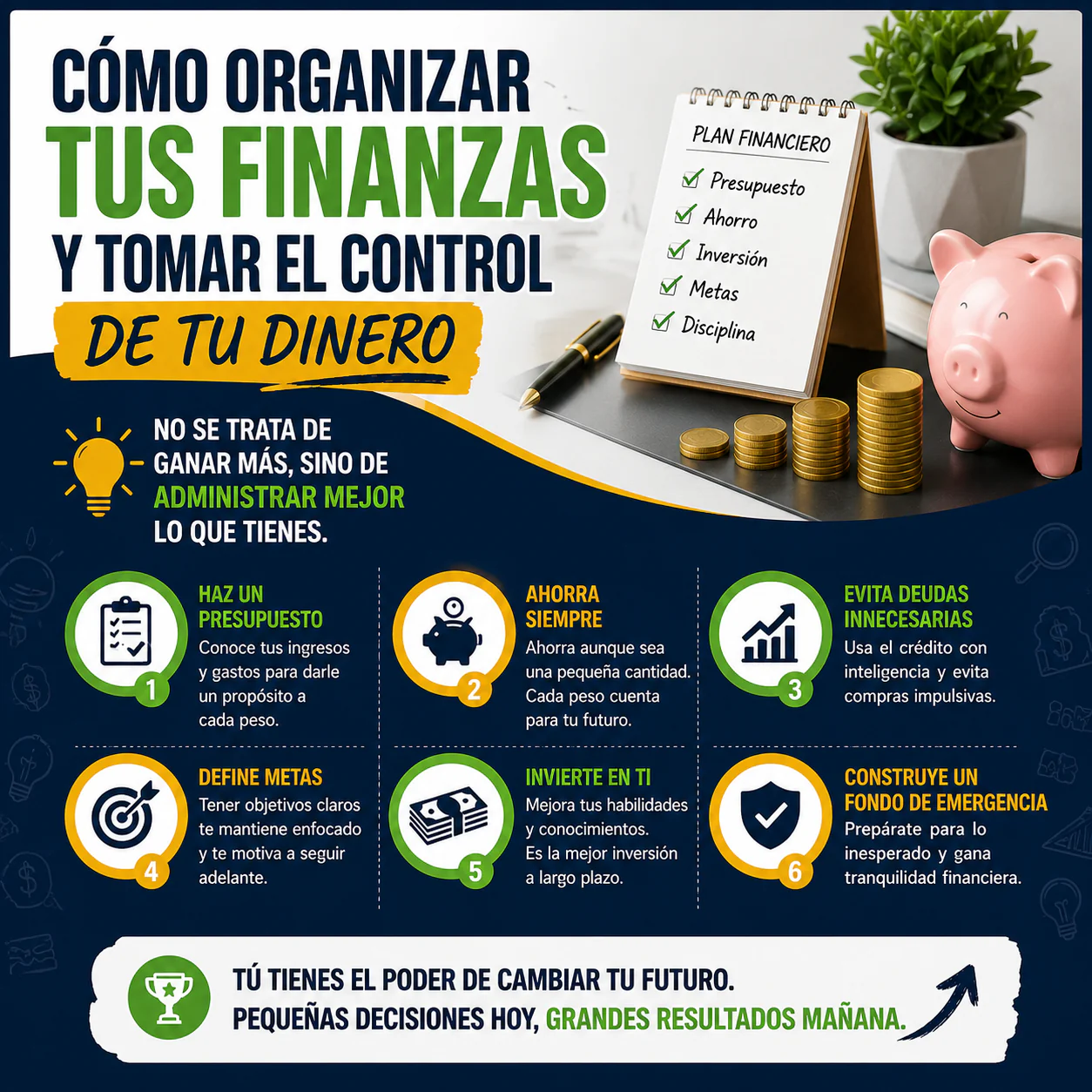 Cómo organizar tus finanzas personales cuando tus ingresos son variables