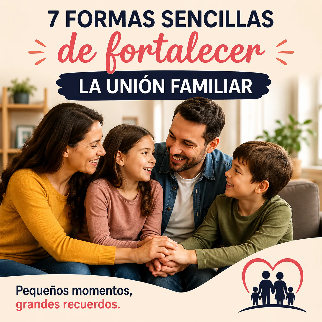 7 formas sencillas de fortalecer la unión familiar