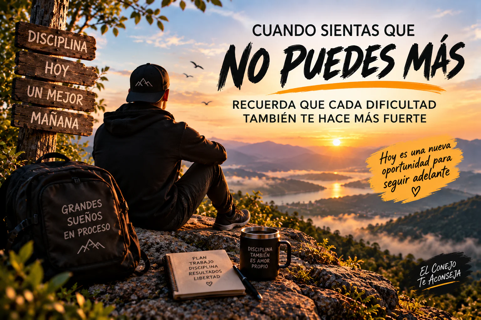 Cuando sientas que no puedes más: aprende a seguir adelante