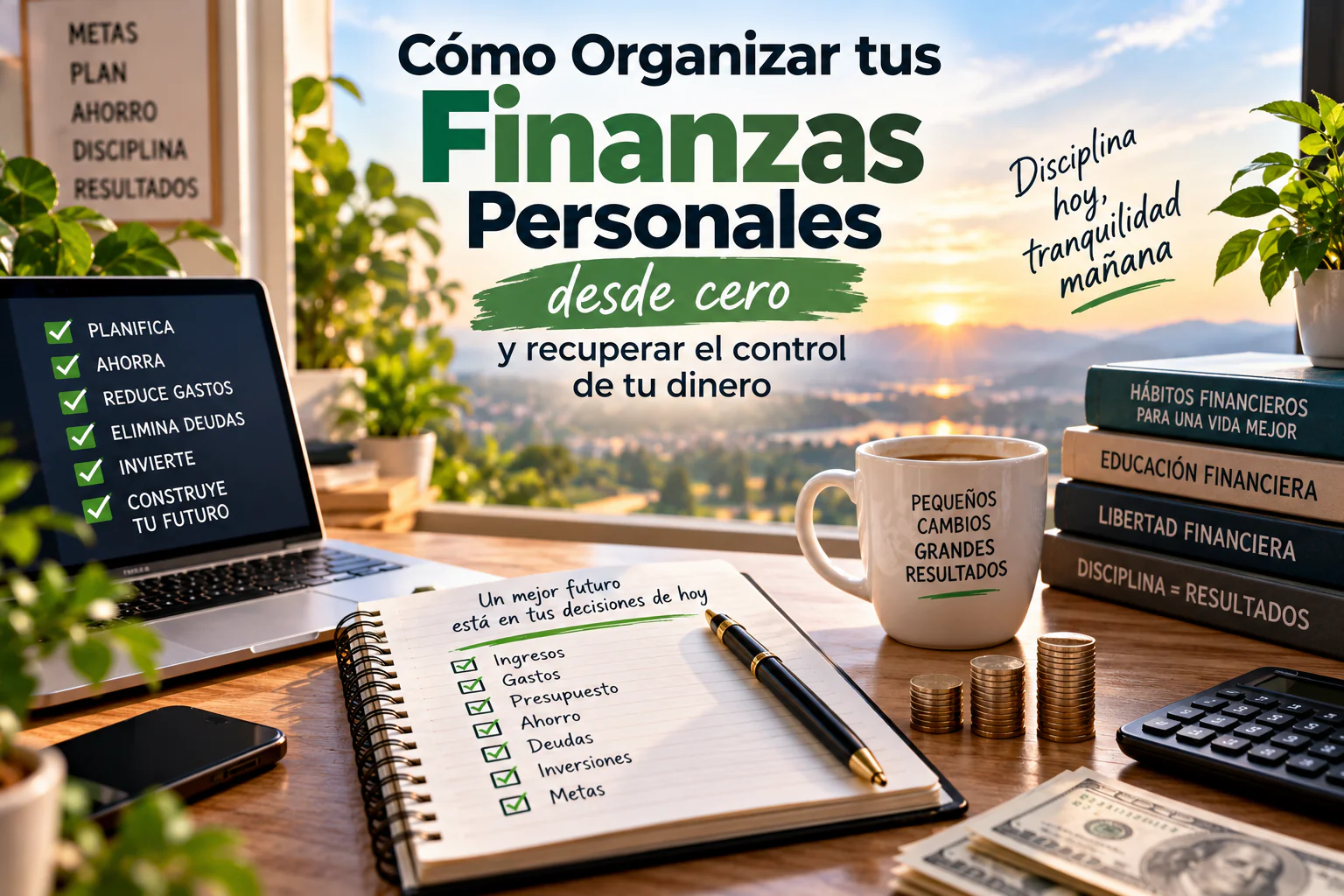Cómo organizar tus finanzas personales desde cero y recuperar el control de tu dinero